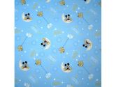 SheetWorld Crib / Toddler Sheet - Mickey Mouse Clouds - 28 inches x 52 inches (71.1 cm x 132.1 cm) - Made In USA (sheetworld: 661799212335)