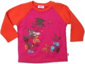 Raglan Mocking Bird Toddler Crewneck - Fuchsia - 4T (Zutano: 754155302983)