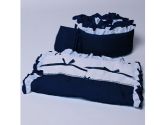 Marianne Crib Bedding Set - Color: Navy (Baby Doll: 009243118510)