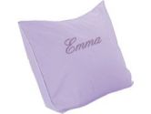 Personalized White Portable Crib Pillow Sham - Size: 11 x 14 inches (Ababy: 009243078104)