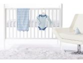 SwaddleDesigns 4-Piece Newborn Crib Bedding Set, 1 Pack (SwaddleDesigns: 810284021611)