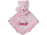 Gerber Baby Infant Pink Teddy Bear Security Blanket (Gerber: 047213629338)