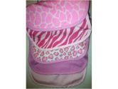 5 Pk. Pink Animals Prints Bibs ~Giraffe ~Zebra ~Cheetah (Cutie Pie: 094134019571)