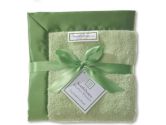 SwaddleDesigns Fuzzy Stroller Blanket, Pastel with Pastel Trim, 1 Pack (SwaddleDesigns: 810284016525)