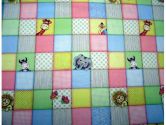 SheetWorld Round Crib Sheets - Safari Animal Patch - Made In USA - 106.7 cm (42 inches) (sheetworld: 030915159654)