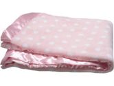 Pickles Bubbles Polka Dot Baby Blanket, Pink (Pickles: 643475710205)