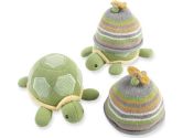 Baby Aspen Turtle Toppers Baby Hat and Turtle Plush Gift Set, Yellow, 1-Pack (Baby Aspen: 843905025675)