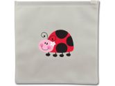 Stephen Joseph Reusable Ladybug Snack Bag, Clear, 2-Pack (Stephen Joseph: 794866673606)