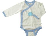 Babysoy O Soy Kimono Bodysuit, Whale, 0-3 months, 1-Pack (Babysoy: 022099827214)