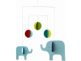 Petit Collage Paper Mobile, Elephant Playtime (Petit Collage: 960021002547)