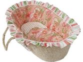 Hoohobbers Paisley Moses Basket, White (Hoohobbers: 789887319541)