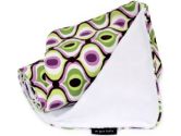 Ah Goo Baby Stroller Blanket, Spa, White/Multi, 1-Pack (Ah Goo Baby: 852468004485)