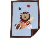 Large Baby Blanket - Lion & Sports Theme (Koala: 717851486449)