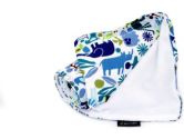 Ah Goo Baby Stroller Blanket, Zoo Frenzy, White/Multi, 1-Pack (Ah Goo Baby: 852468004508)