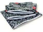 Bumkins Waterproof Zippered Reusable Everyday Bag - 3 Pack (Graffiti) (Bumkins: 014292988595)