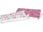 Bumkins Reusable Snack Bags, Love Birds and Bloom, Pink, 1-Pack (Bumkins: 014292991601)