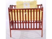 Elephant Applique Porta Crib Bedding - Color: Yellow (Ababy: 009243094012)