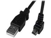 StarTech.com Mini USB Cable - A to Down Angle Mini (Startech: USBAMB1MD)