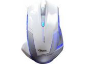 E-Blue Mazer type-r DPI adjustable 2400 shark concept design gaming mouse white (E-Blue: EMS124WH)