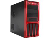 Rosewill R536-Red Black Computer Case w/ Red Front Panel (Rosewill: R536-Red)