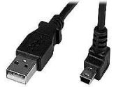 StarTech.com Mini USB Cable - A to Up Angle Mini B (Startech: USBAMB2MU)