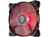 Coolermaster Jetflo 120 120mm 800-2000RPM 95CFM 2.72MMH2O 19-28DBA Pom Bearing Red LED Fan (COOLERMASTER: R4-JFDP-20PR-R1)