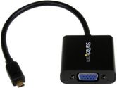 StarTech.com Micro HDMI to VGA Adapter Converter for Smartphones / Ultrabook / Tablet - 1920x1080 (StarTech.com: MCHD2VGAE2)