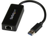 StarTech.com USB 3.0 to Gigabit Ethernet Adapter NIC w/ USB Port - Black - USB 3 Gigabit LAN Adapter (StarTech.com: USB31000SPTB)