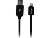 StarTech.com 0.3m  Short Black Apple 8-pin Lightning Connector to USB Cable - iPhone Ipod Ipad (StarTech.com: USBLT30CMB)