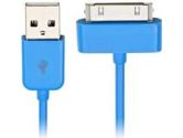 4XEM 3FT 30-Pin To USB 2.0 Cable For iPhone/iPod/i (4XEM: 4X30PINBLCBL)