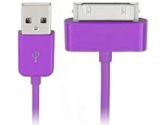 4XEM 3FT 30-Pin To USB 2.0 Cable For iPhone/iPod/i (4XEM: 4X30PINCBLPL)