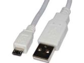 4XEM 3FT Micro USB To USB Data/Charge Cable For Sa (4XEM: 4XMUSB3WH)