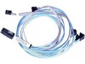 Supermicro CBL-0288L-01 Ipass to 4 SATA CABLE 30AWG 70/60/50/50CM w/ 70CM SB Ra (SuperMicro: CBL-0288L-01)