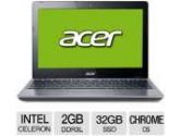 Acer C720-2420 Intel Celeron 2955U 2GB 32GB SSD 11.6in HD USB3.0 HDMI Chrome OS Notebook (Acer: NX.SHEAA.007)