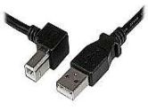 StarTech.com USB 2.0 A to Left Angle B Cable - USB (Startech: USBAB1ML)