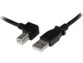 StarTech.com USB 2.0 A to Left Angle B Cable - USB (Startech: USBAB3ML)