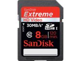 SanDisk 8GB Extreme SDHC Class 10 / UHS-1 30MB/S (SANDISK: SDSDX-008G-X46S)