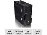 Thermaltake CA-1B2-00M1WN-00 Black Computer Case With Side Panel Window (Thermaltake: CA-1B2-00M1WN-00)