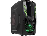 RAIDMAX Viper GX ATX-512WBG Black/Green Computer Case (Raidmax: ATX-512WBG)