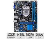 ASUS Motherboard H61M-E Core I7/I5/I3 H61 LGA1155 DDR3 SATA PCI Express D-Sub Microatx Retail (ASUS: H61M-E)