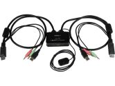 Startech.com 2 Port DisplayPort Cable KVM with USB and Audio (StarTech.com: SV211DPUA)