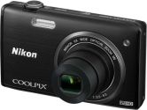 Nikon COOLPIX S5200 32161 Black 16MP 26mm Wide Angle Digital Camera (Nikon Inc: 32161)