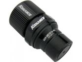 Koolance QD4 Male Quick Disconnect NO-SPILL Coupling Compression for 13MM X 19MM (Koolance: QD4-MS13X19-BK)