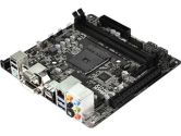 ASRock AM1H-ITX Mini ITX AM1 2XDDR3-1600 1PCIEX16 1MINI-PCIE USB 3.0 D-Sub DVI HDMI Motherboard (ASRock: AM1H-ITX)