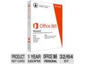 Microsoft  Office 365 Personal - 1 PC/Mac + 1 Tablet, 1-Year Subscription - Retail (Microsoft: QQ2-00092)