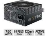 Cooler Master V750 â€“ Compact 750W 80 PLUS Gold PSU with Modular Molex/SATA Cables (SLI/CrossFire Ready) (Cooler Master: RS750-AMAAG1-S1)