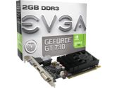 EVGA GeForce GT 730 2GB Low Profile 2GB DDR3 128BIT DUAL-LINK DVI-I HDMI Graphics Card (eVGA: 02G-P3-2732-KR)