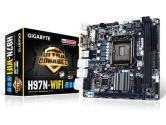 Gigabyte H97N-WIFI mITX LGA1150 H97 DDR3 PCI-E16 PCI-E8 SATA3 USB3 HDMI GBLAN Motherboard (Gigabyte: GA-H97N-WIFI)