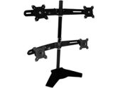 Amer Networks AMR4S Quad LCD Monitor Mount Stand Base Screens Up to 24IN 17.6LBS Max Weight (Amer Networks: AMR4S)