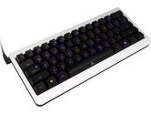 Ducky Mini DKMI1461SD Cherry MX Red 65 Keys Dual Blue & Red LED Mechanical Keyboard - Silver (Ducky: DKMI1461SD-RUSALASBR1)